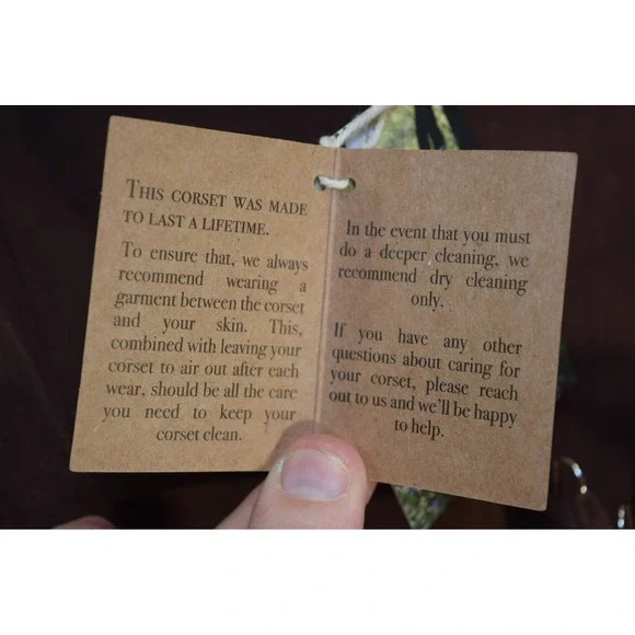 NEW French Meadows TAVERN BODICE Corset WOMENS XXXXL Brown Renn Fest Wench $118 - Picture 6 of 13